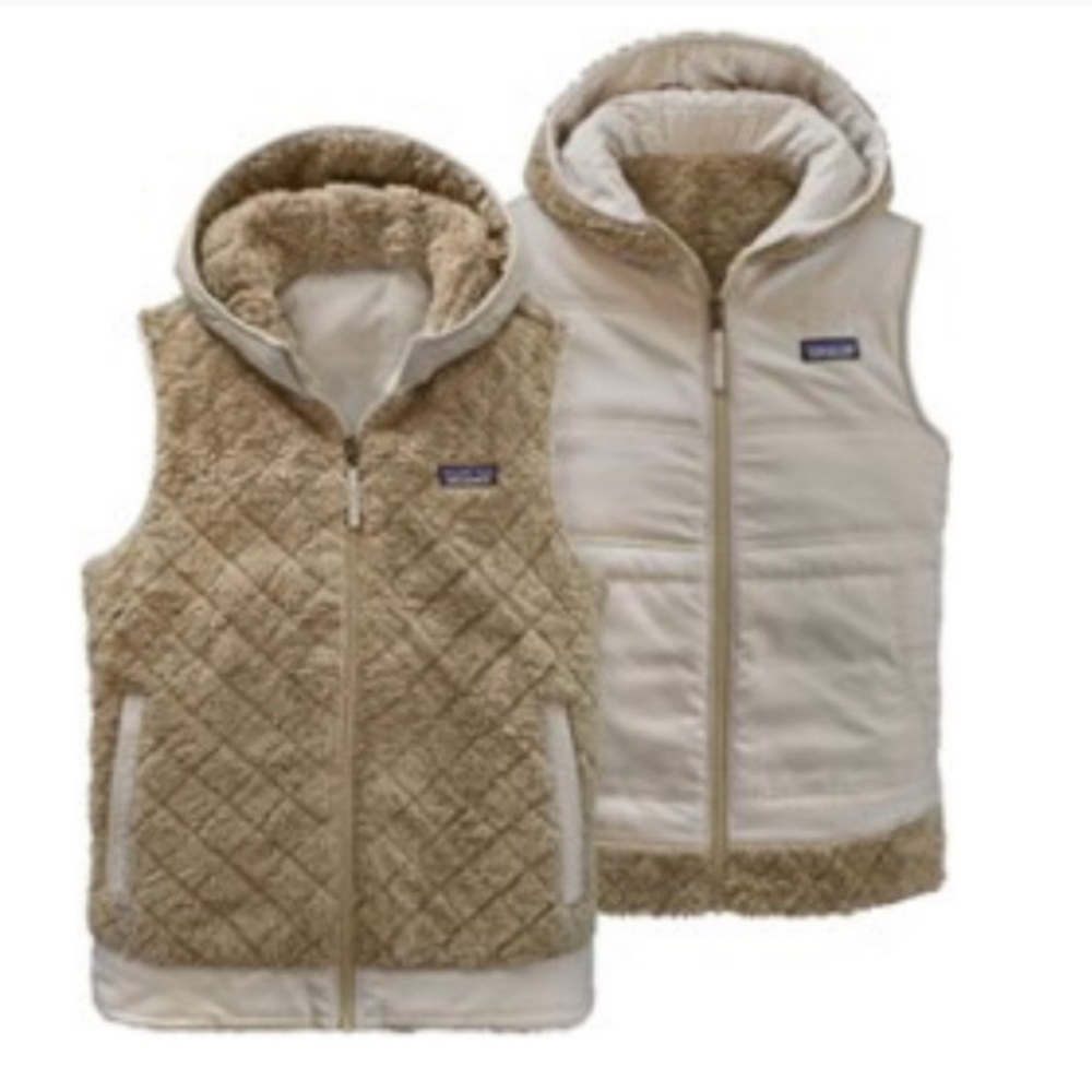 Patagonia reversible los gatos hooded vest S/M